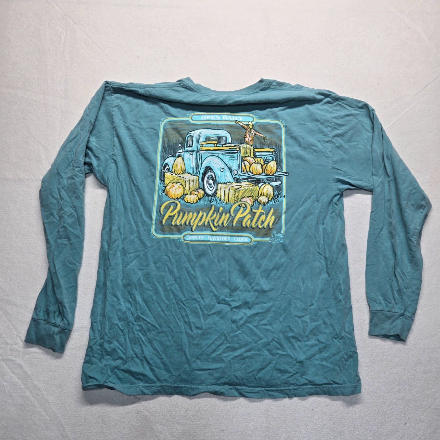 Vintage Sassy Frass Long Sleeve Fall T-Shirt Adult Women's XL Green Casual Size XL / US 12-14 / IT 48-50 - 8 Thumbnail