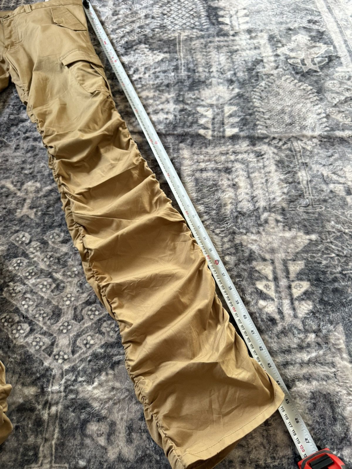 Tornado Mart Tornado Mart japan 40” inseam tornado stacked cargo pants Size US 32 / EU 48 - 24 Thumbnail