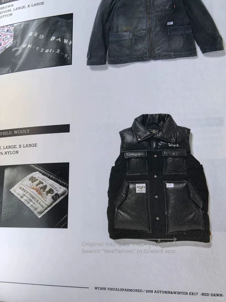 Wtaps Wtaps Military leather down jacket Size US S / EU 44-46 / 1 - 3 Thumbnail