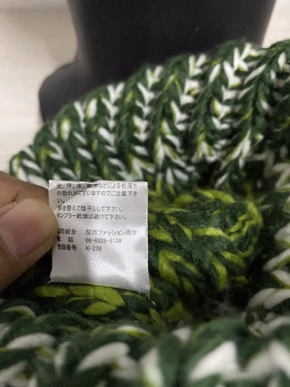Japanese Brand × Kapital × Vintage Vintage Manchester Knit Beanie Hat Size ONE SIZE - 6 Thumbnail