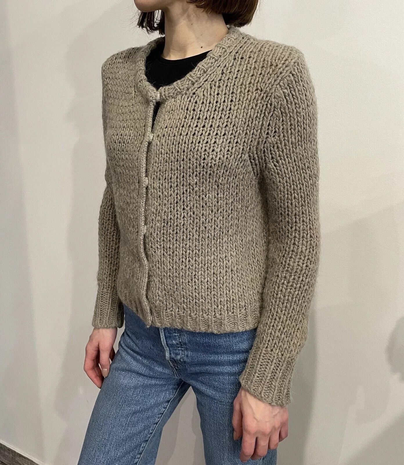 Acne Studios Acne Lesley PPSS 11 Cardigan Womens Alpaca Wool Sweater Size M / US 6-8 / IT 42-44 - 8 Thumbnail