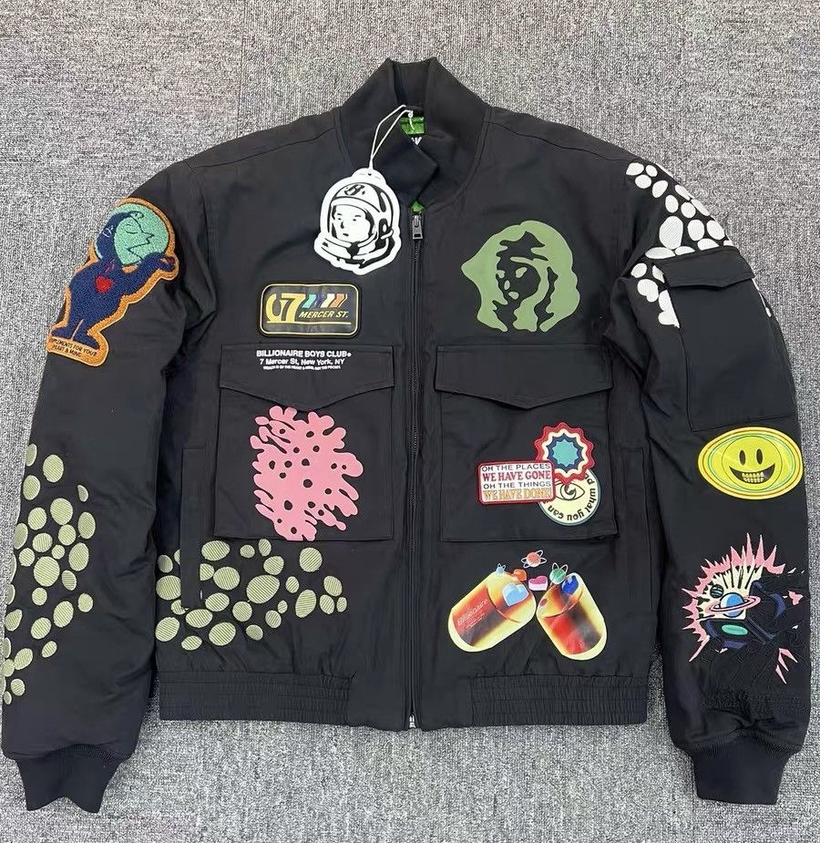 Billionaire Boys Club Billionaire Boys Club embroidered zip-up quilted jacket Size US L / EU 52-54 / 3 - 2 Thumbnail