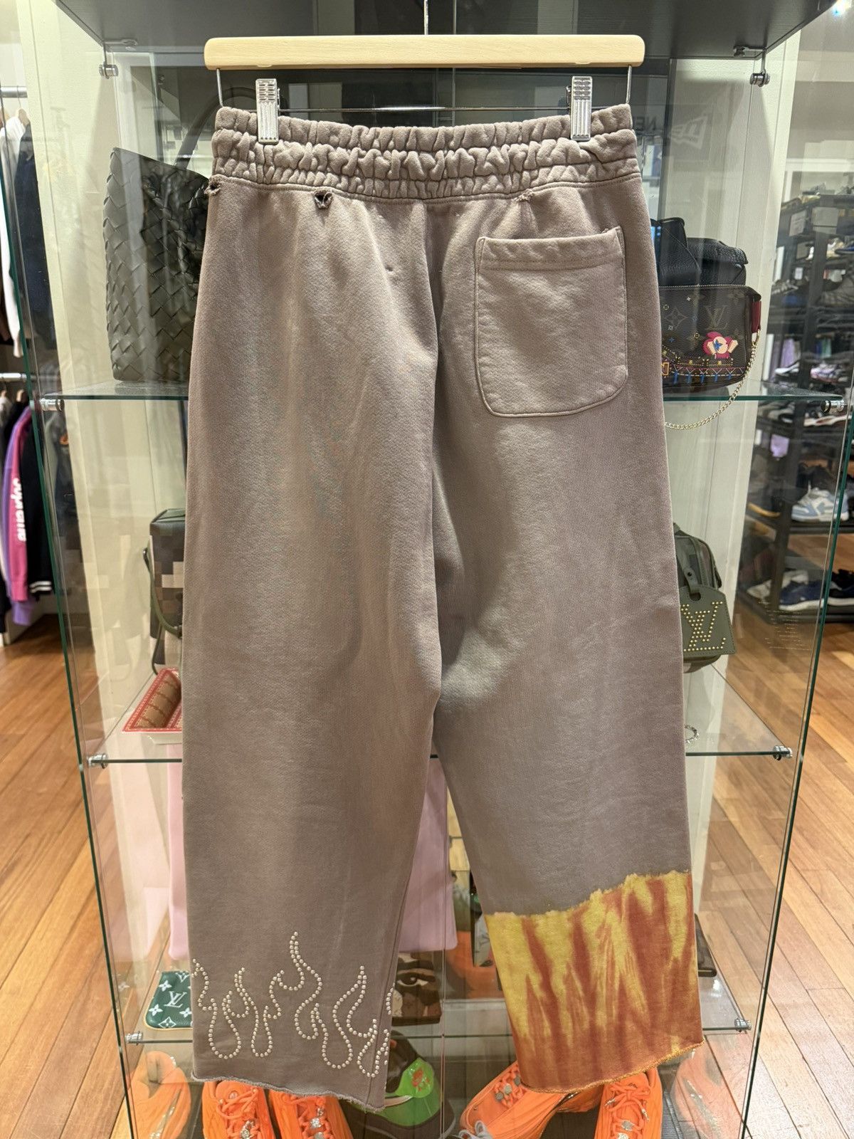 Paly Hollywood Paly Mass Print Sweatpants - Grey Size US 34 / EU 50 - 2 Thumbnail