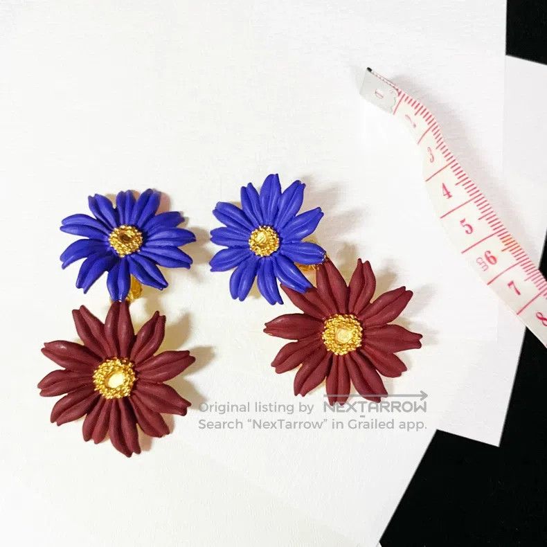 Kenzo KENZO Sunflower Ear Studs Earrings Size ONE SIZE - 6 Thumbnail