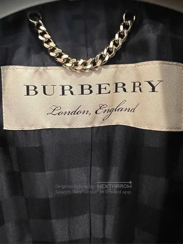 Burberry Burberry Black Wool Women's Coat. Size L / US 10 / IT 46 - 3 Thumbnail