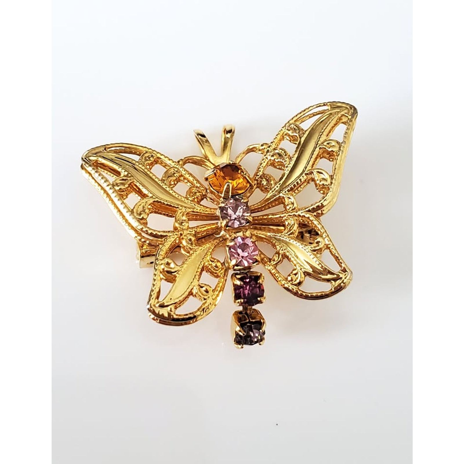 Other Vintage Butterfly Brooch Pendant Size ONE SIZE - 1 Thumbnail