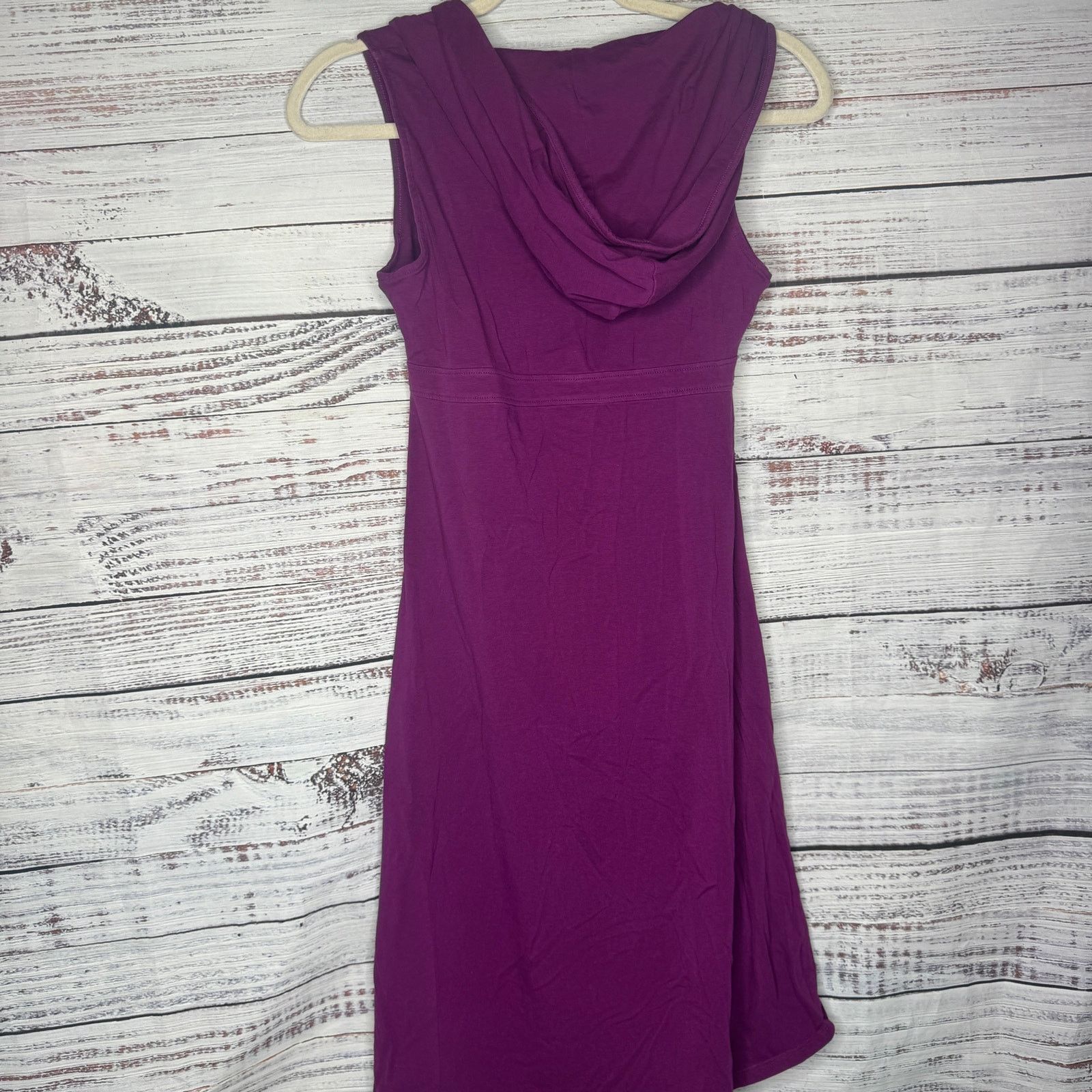 Prana prAna Women's Alana Dress Purple Hooded Sleeveless Athletic Size S / US 4 / IT 40 - 4 Thumbnail