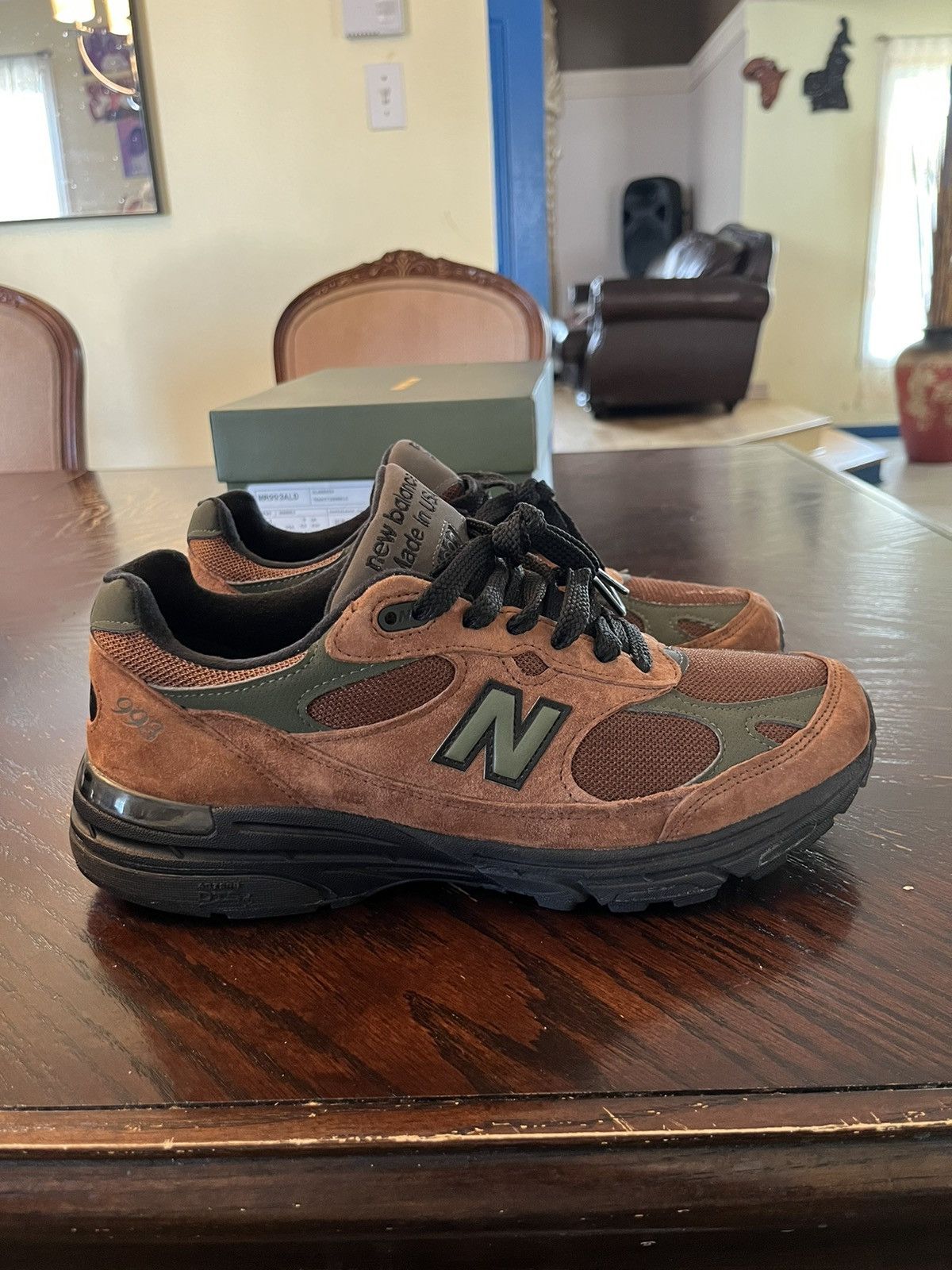 Aime Leon Dore × New Balance (Authentic) New Balance 993 Aime Leon Doré Brown Size US 9.5 / EU 42-43 - 5 Thumbnail