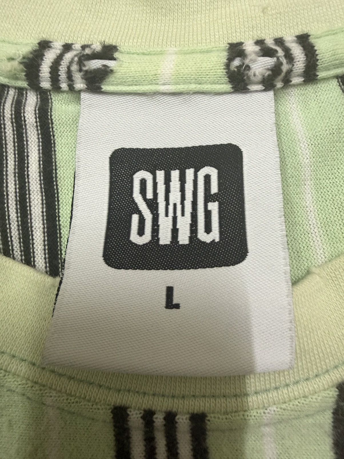 Swagger SWAGGER STRIPE MADE IN JAPAN TSHIRT Size US M / EU 48-50 / 2 - 5 Thumbnail