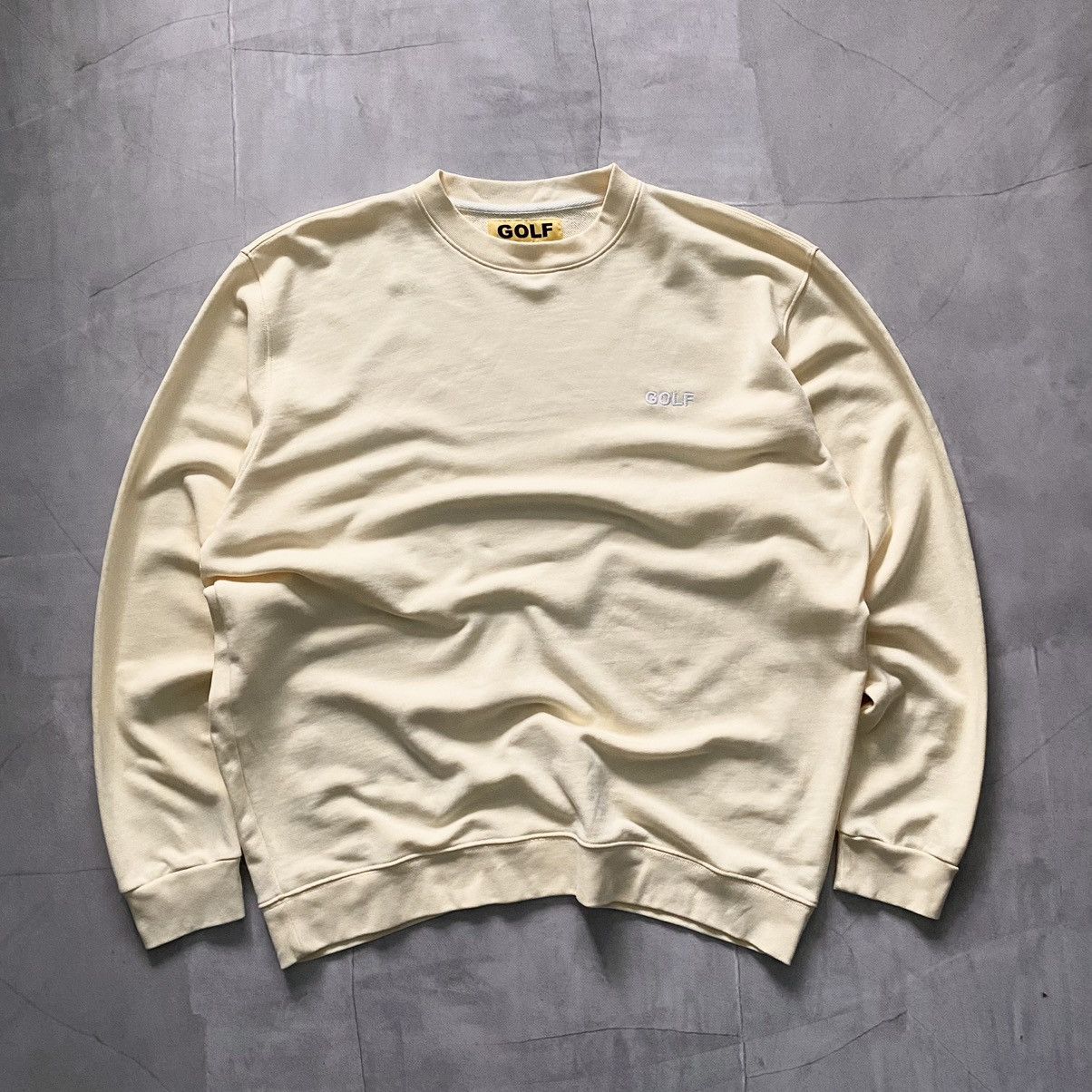 Golf good creme crew-neck