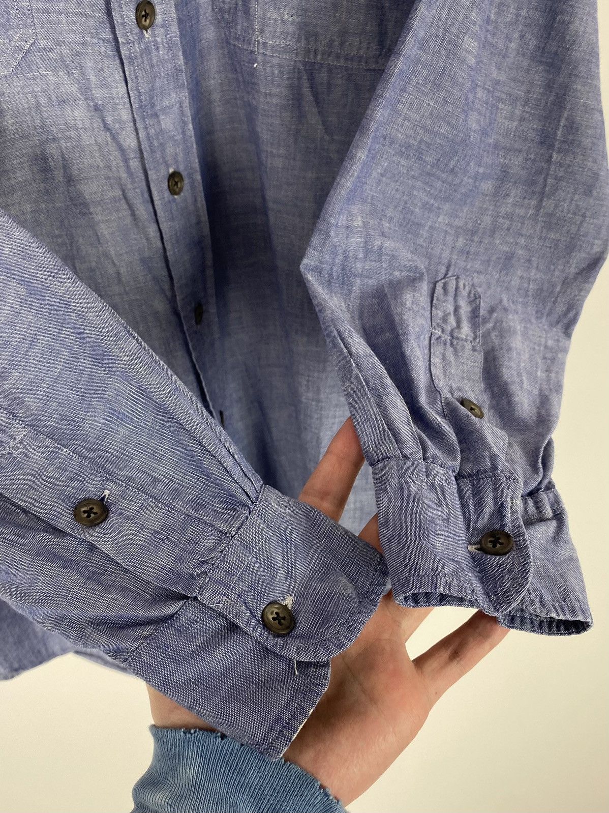 Polo Ralph Lauren Polo by Ralph Lauren x Hamilton Blue Chambray Button Up Size US M / EU 48-50 / 2 - 5 Thumbnail