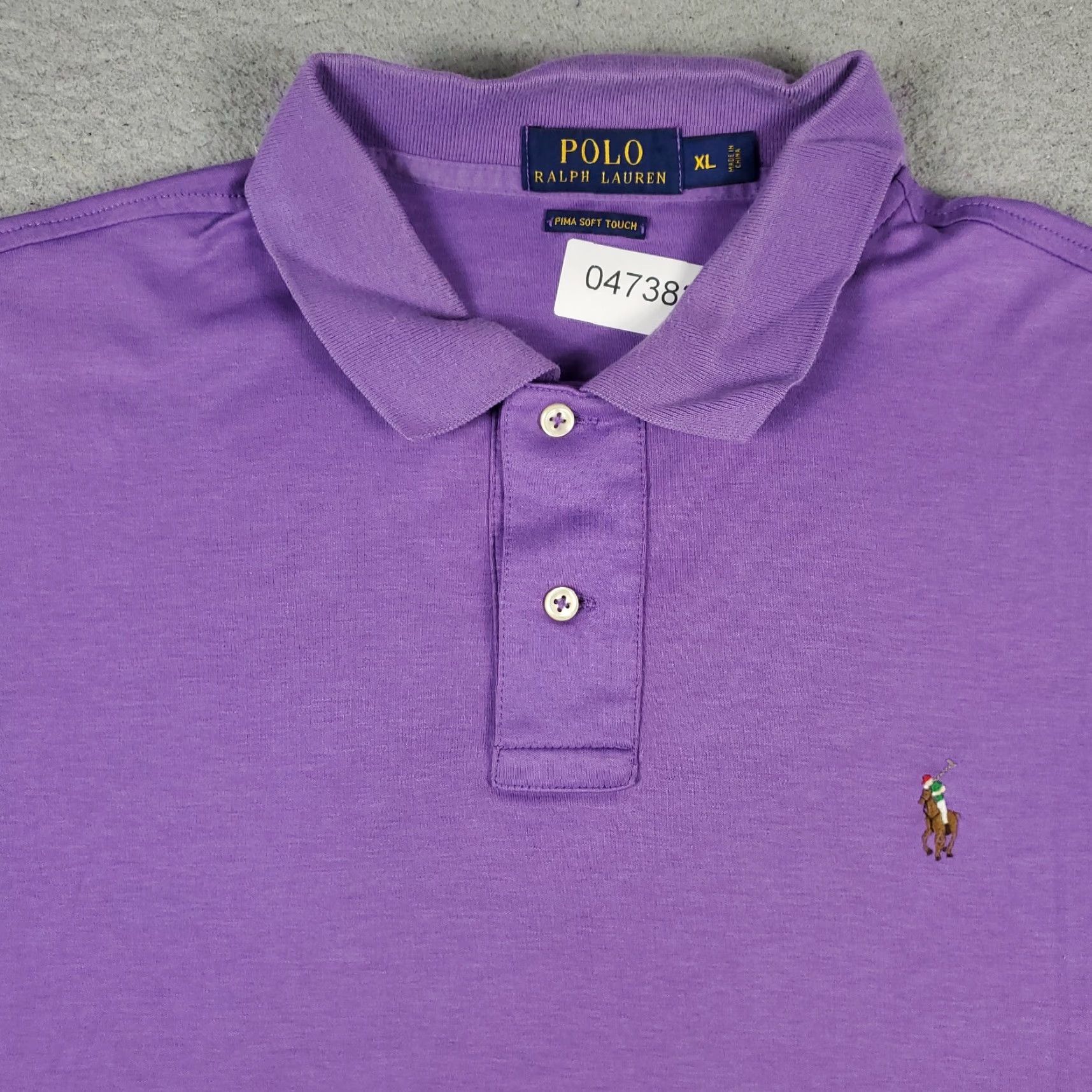 Ralph Lauren Ralph Lauren Polo Shirt Mens XL Purple Pony Short Sleeve Casual Button Collar Shirt Mens XL Purple Polo Ralph Lauren Size US XL / EU 56 / 4 - 2 Thumbnail