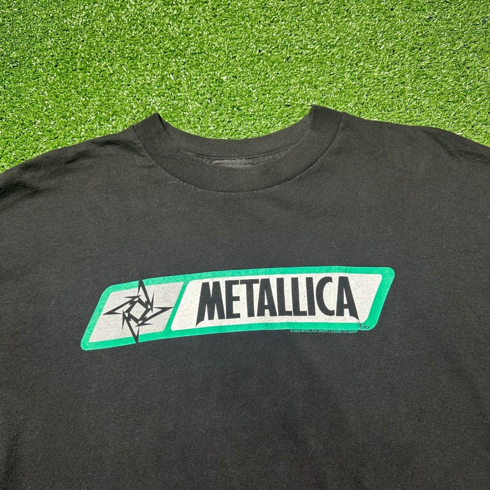 Giant Vintage 2002 Metallica Giant Double Layer Shirt Large Size US L / EU 52-54 / 3 - 10 Thumbnail
