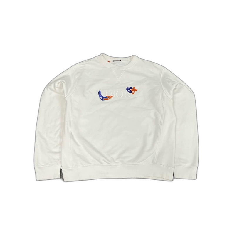 Dior Dior Artist Kenny Collaboration White Sweatshirt Size US XL / EU 56 / 4 - 1 Thumbnail