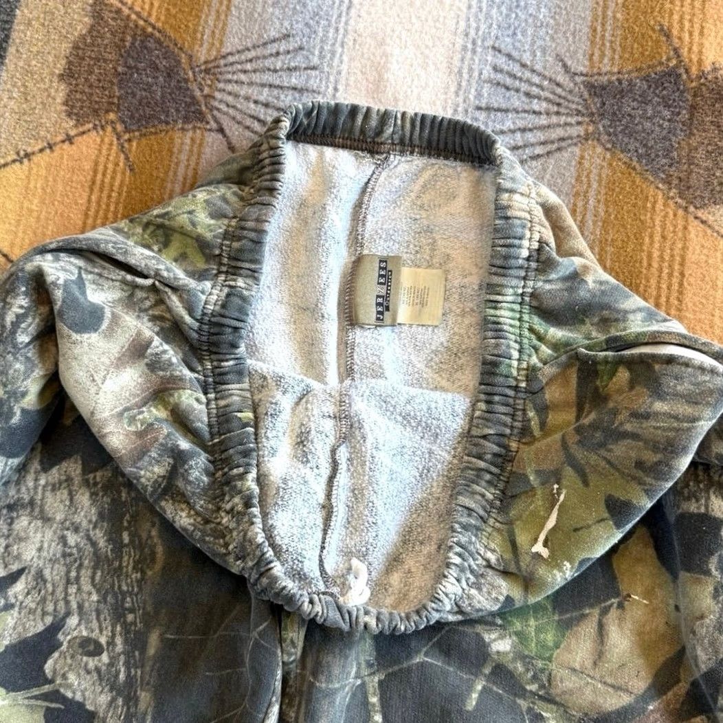 Jerzees VINTAGE Jerzees Sweatpants Camo XL Hunting Gym Workout Lift Mossy Oak 90s Mens Size US 36 / EU 52 - 4 Thumbnail