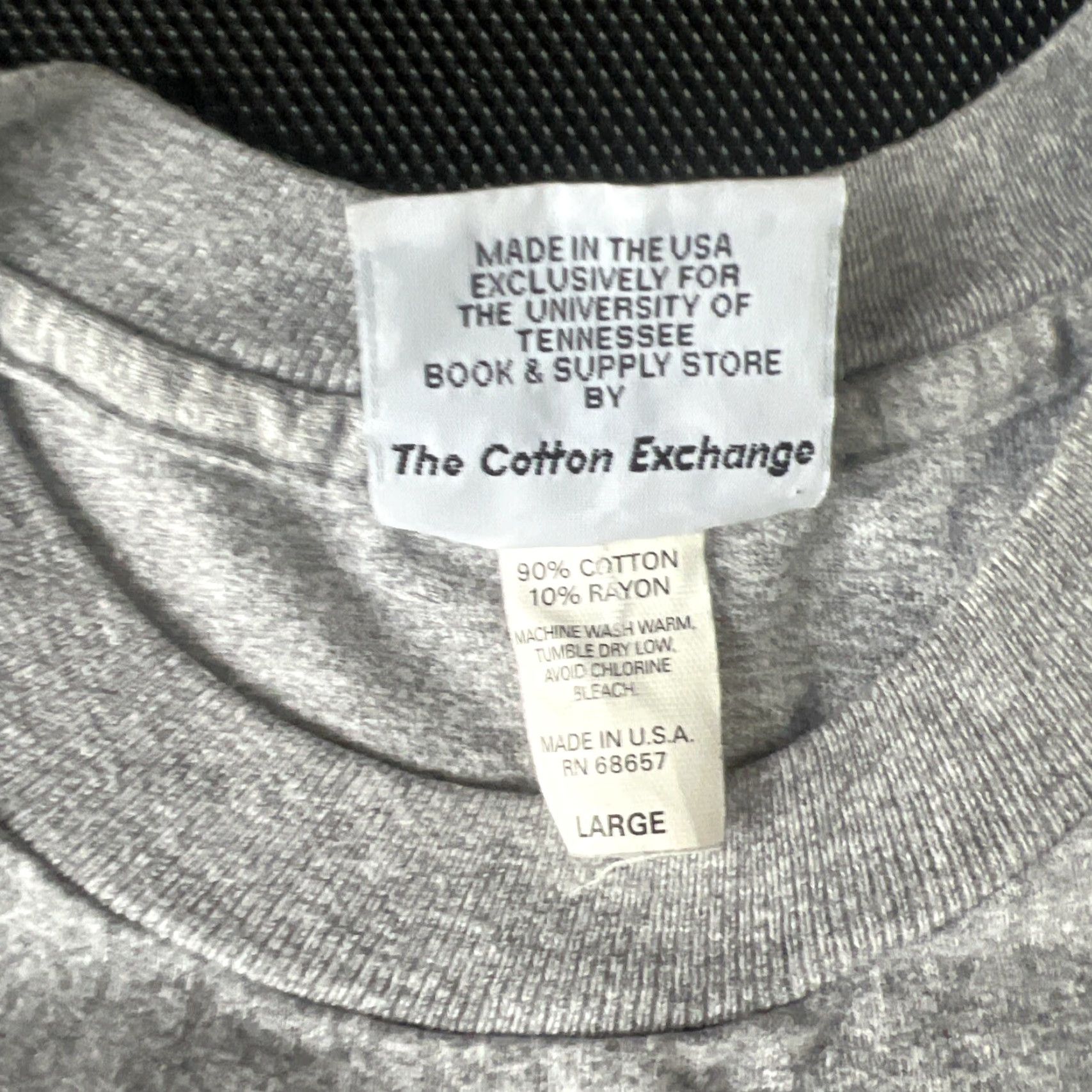 Vintage VINTAGE Private Stock Tennessee Single Stitch T-Shirt Large Gray 80s 90s College Football Mens Size US L / EU 52-54 / 3 - 3 Thumbnail