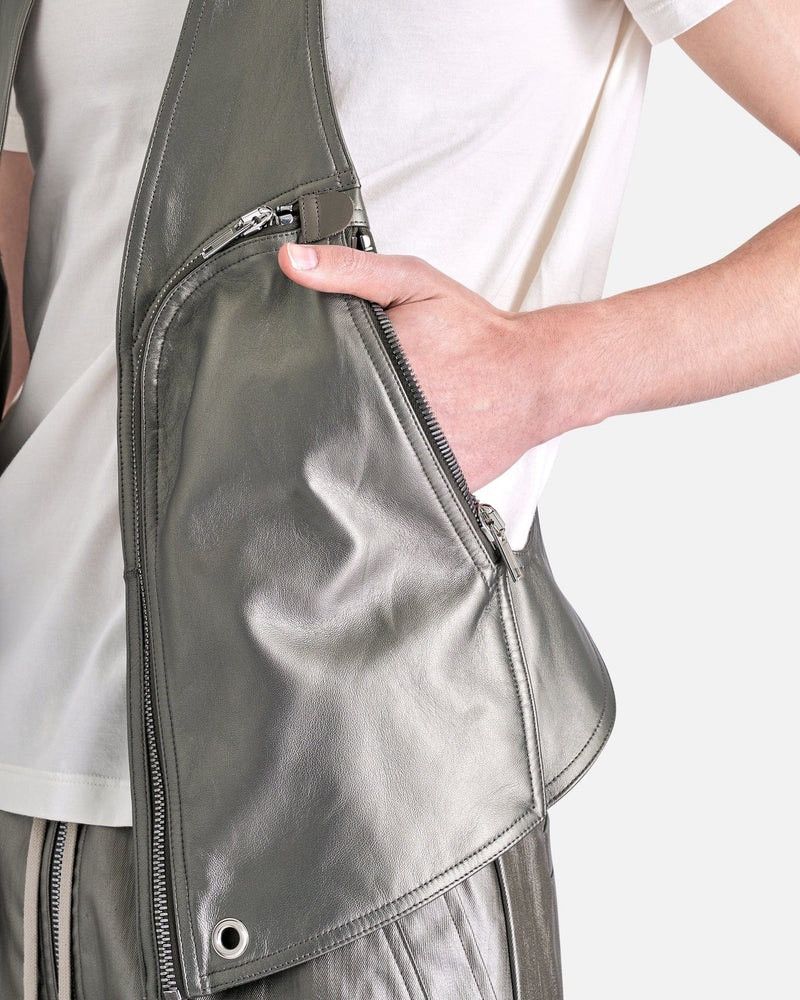 Rick Owens Rick Owens Gunmetal Bauhaus Vest Size US M / EU 48-50 / 2 - 3 Thumbnail