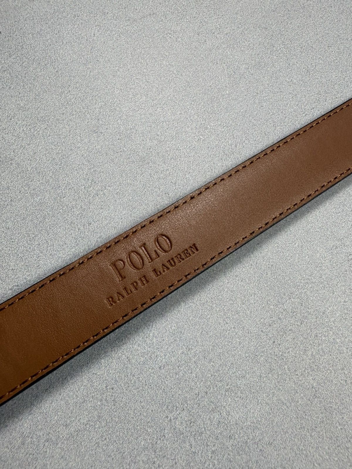 Polo Ralph Lauren Polo Ralph Lauren Brown Leather Belt Slim Classic Buckle Size ONE SIZE - 9 Thumbnail