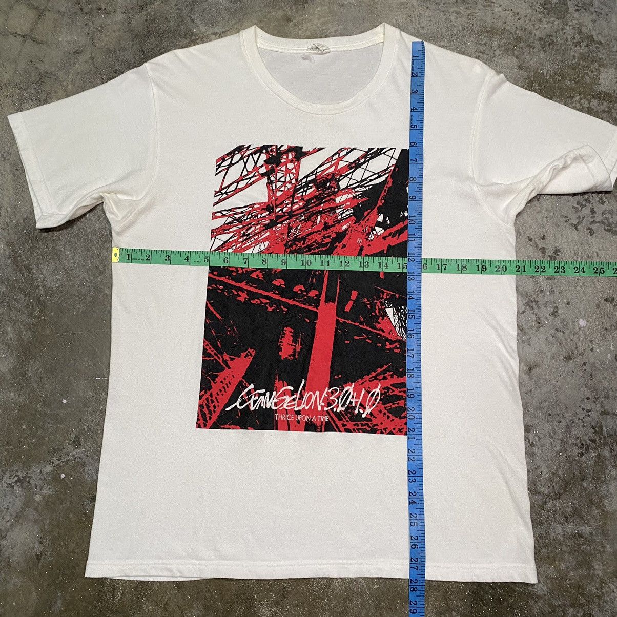 Anime × Vintage RARE‼️ Evangelion 3.0+1.0 Thrice Upon A Time Anime T Shirt Size US M / EU 48-50 / 2 - 10 Thumbnail