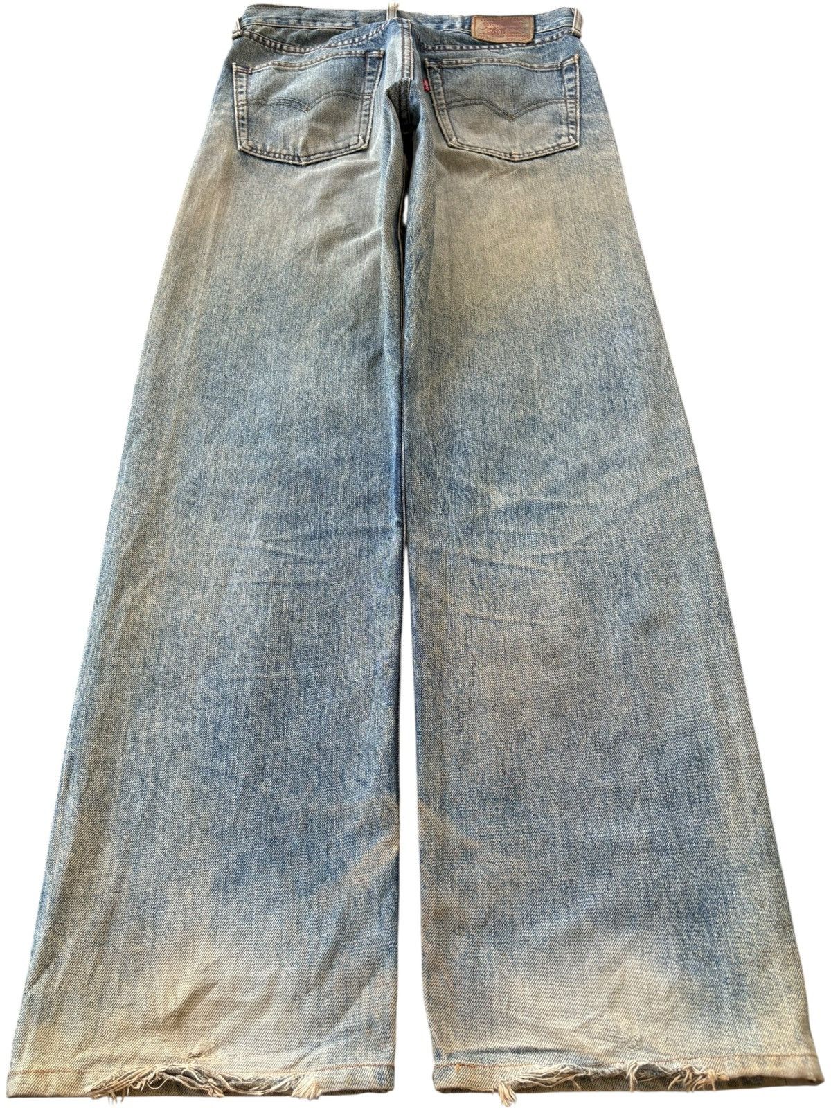 Levi's Vintage 90s Levis 503 Rusty Mud Wash Distress Baggy Jeans Size US 31 - 2 Thumbnail