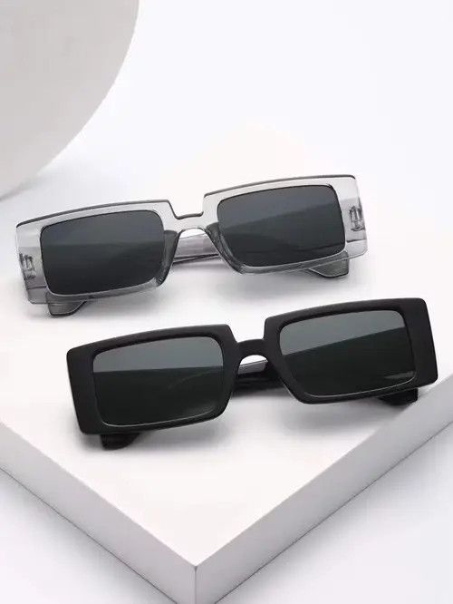 Electric Visual Y2K Retro Punk Kurt Cobain Style Sunglasses 2 Piece Set Size ONE SIZE - 1 Thumbnail