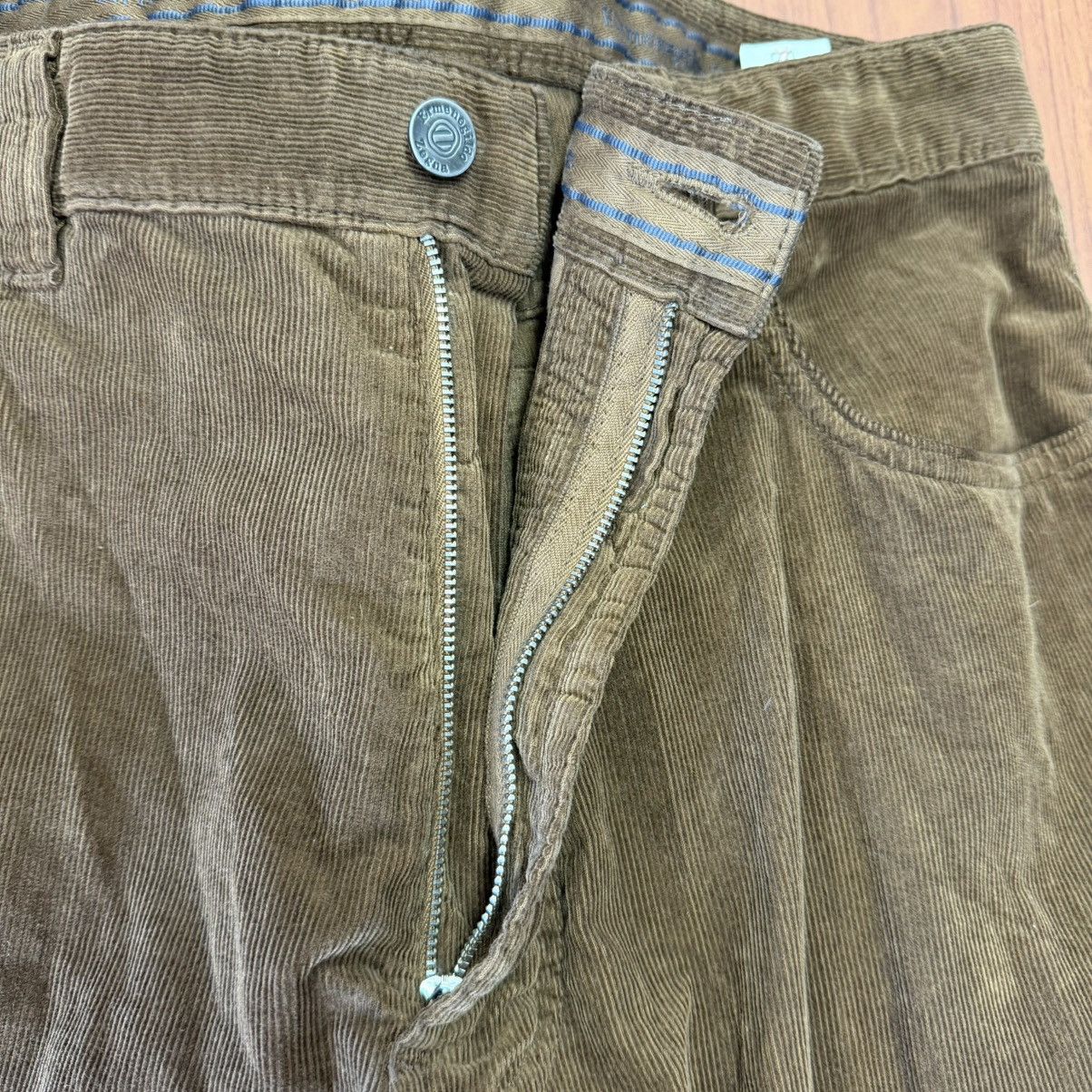 Ermenegildo Zegna Ermenegildo Zegna Brown Corduroy 5-Pocket Pants Italy Sz 38 Size US 38 / EU 54 - 10 Thumbnail