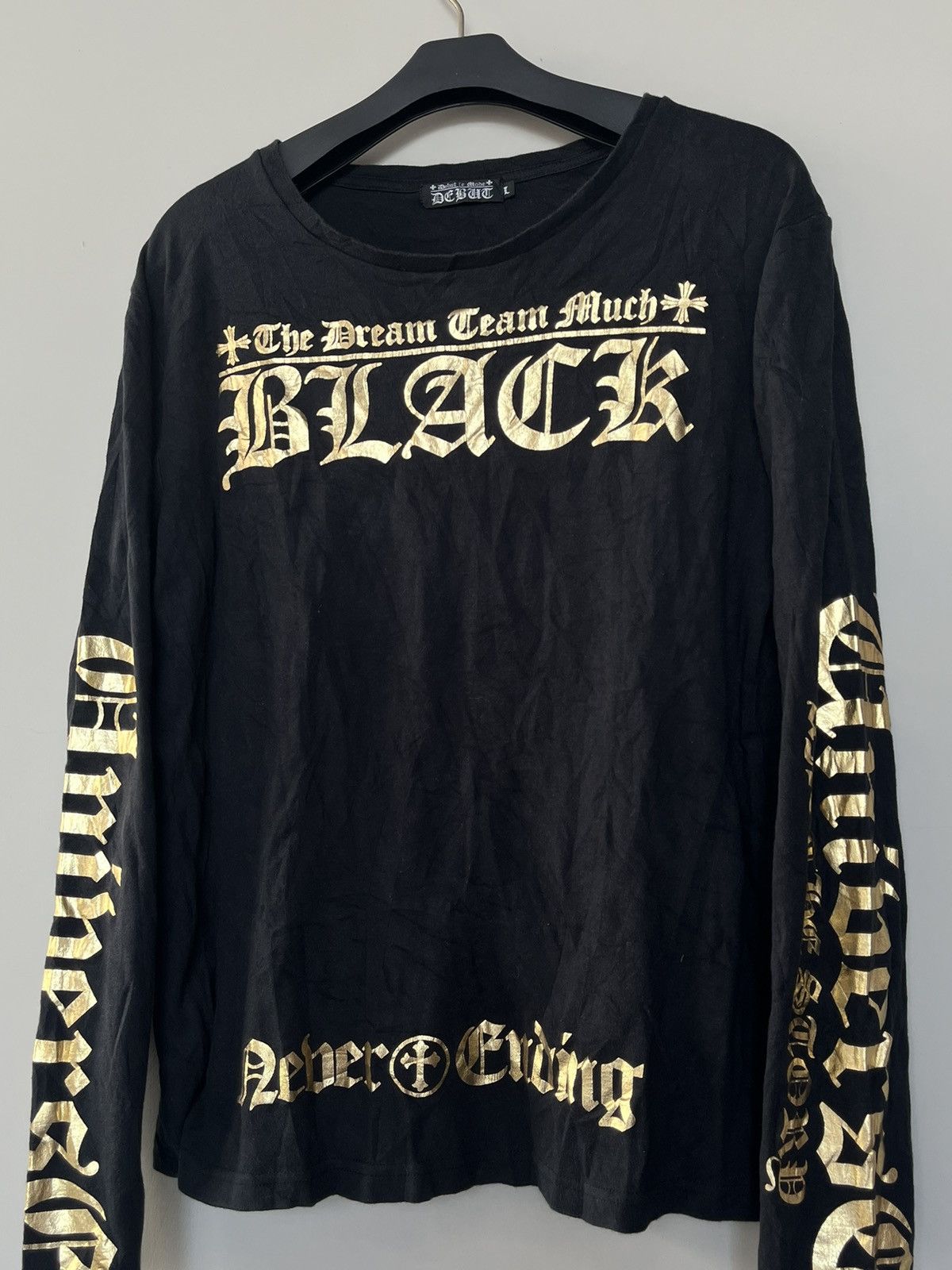 14th Addiction × KMRii × Yasuyuki Ishii JAPANESE DEBUT LE MODE POEM GOLD PUNK STYLE SEDITIONARIES Size US L / EU 52-54 / 3 - 7 Thumbnail