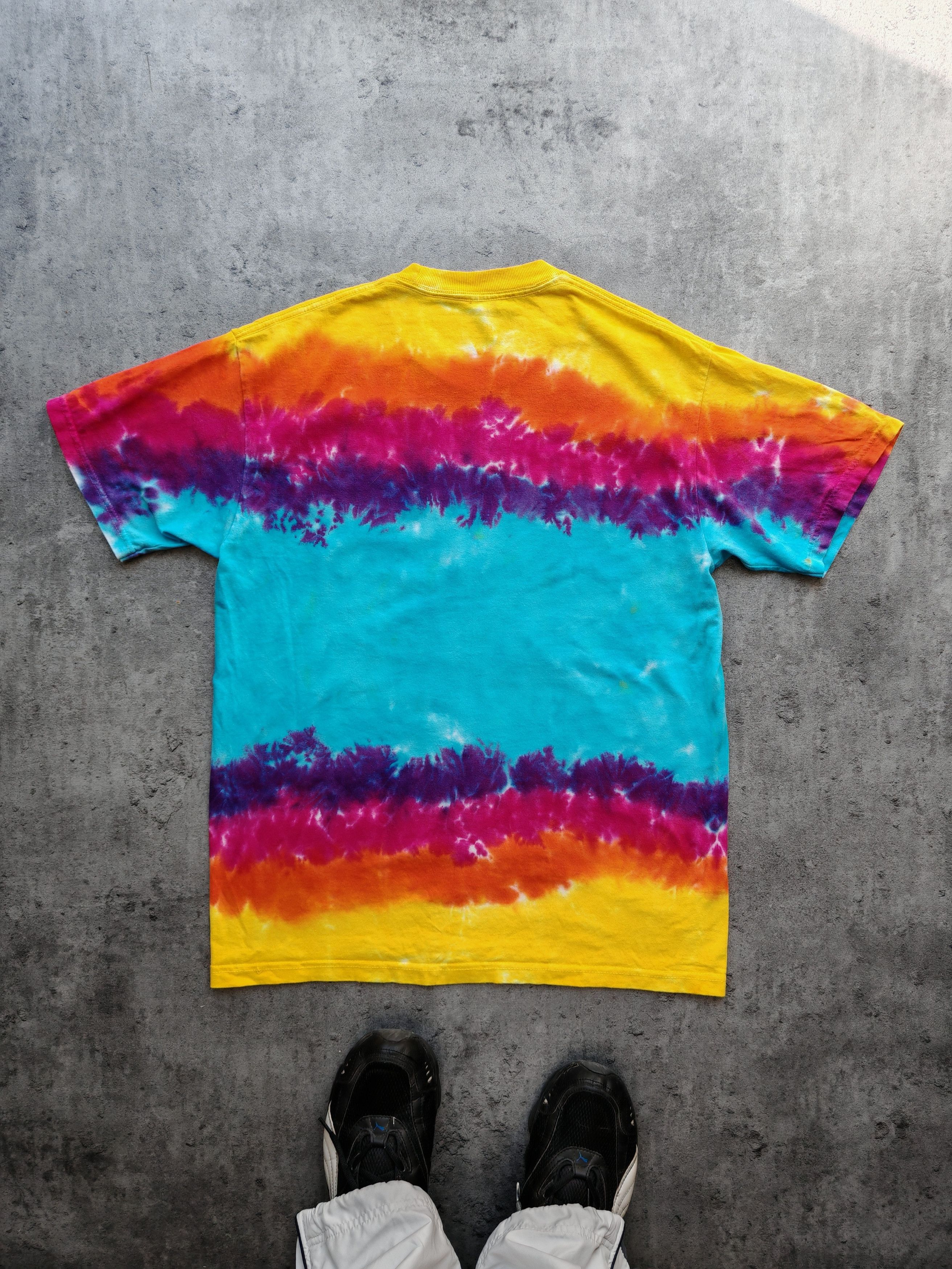 Jimi Hendrix *RARE* Vintage Jimi Hendrix Liquid Blue Tie-Dye Shirt Size US M / EU 48-50 / 2 - 2 Thumbnail
