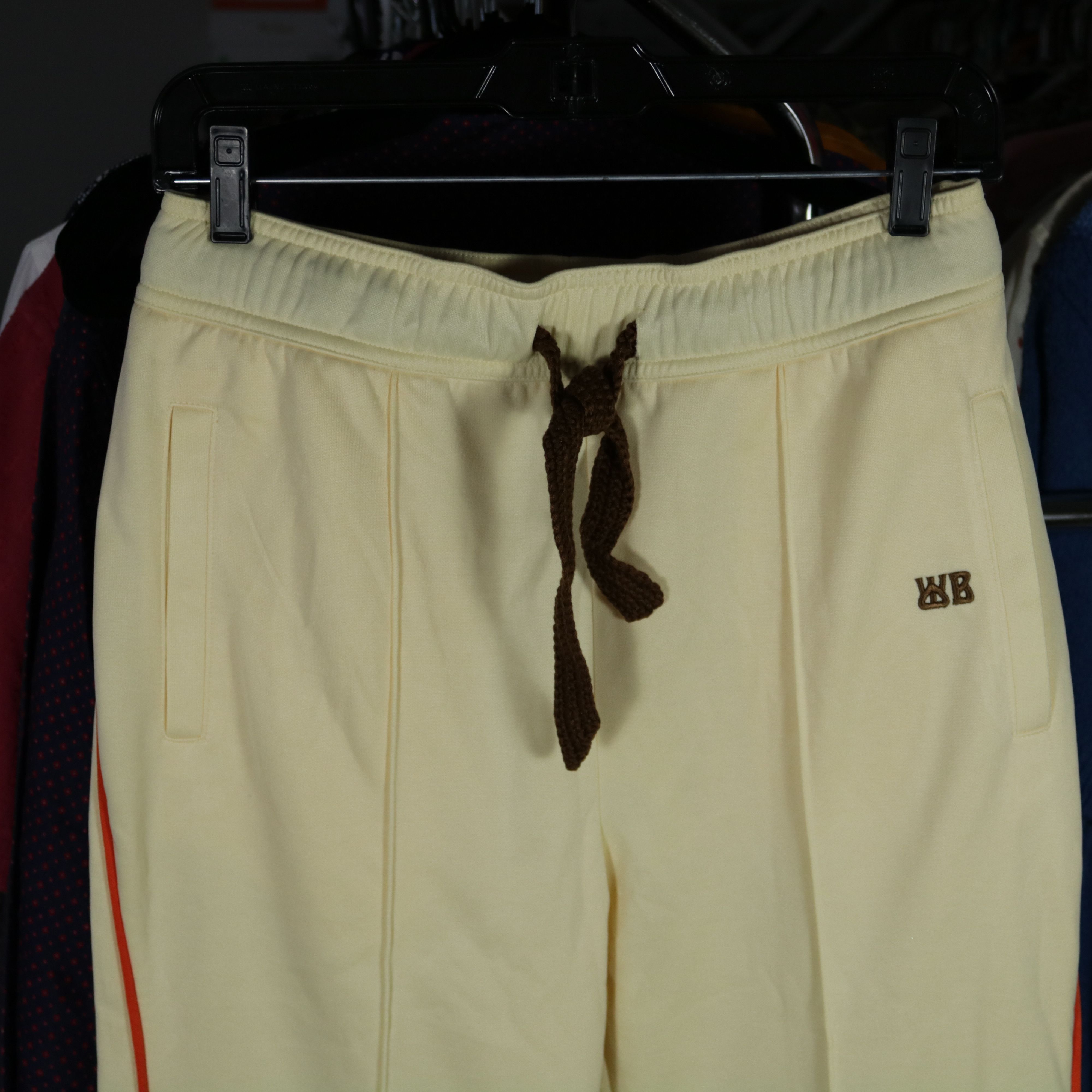 Wales Bonner Wales Bonner Brushed Fleece Percussion Track Pants Size US 32 / EU 48 - 2 Thumbnail