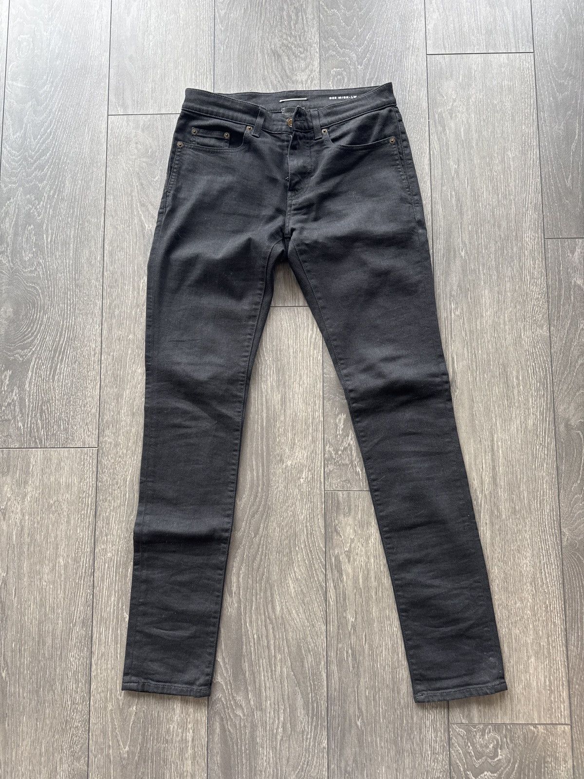 Yves Saint Laurent YSL Black Denim Jeans Size US 29 - 1 Thumbnail