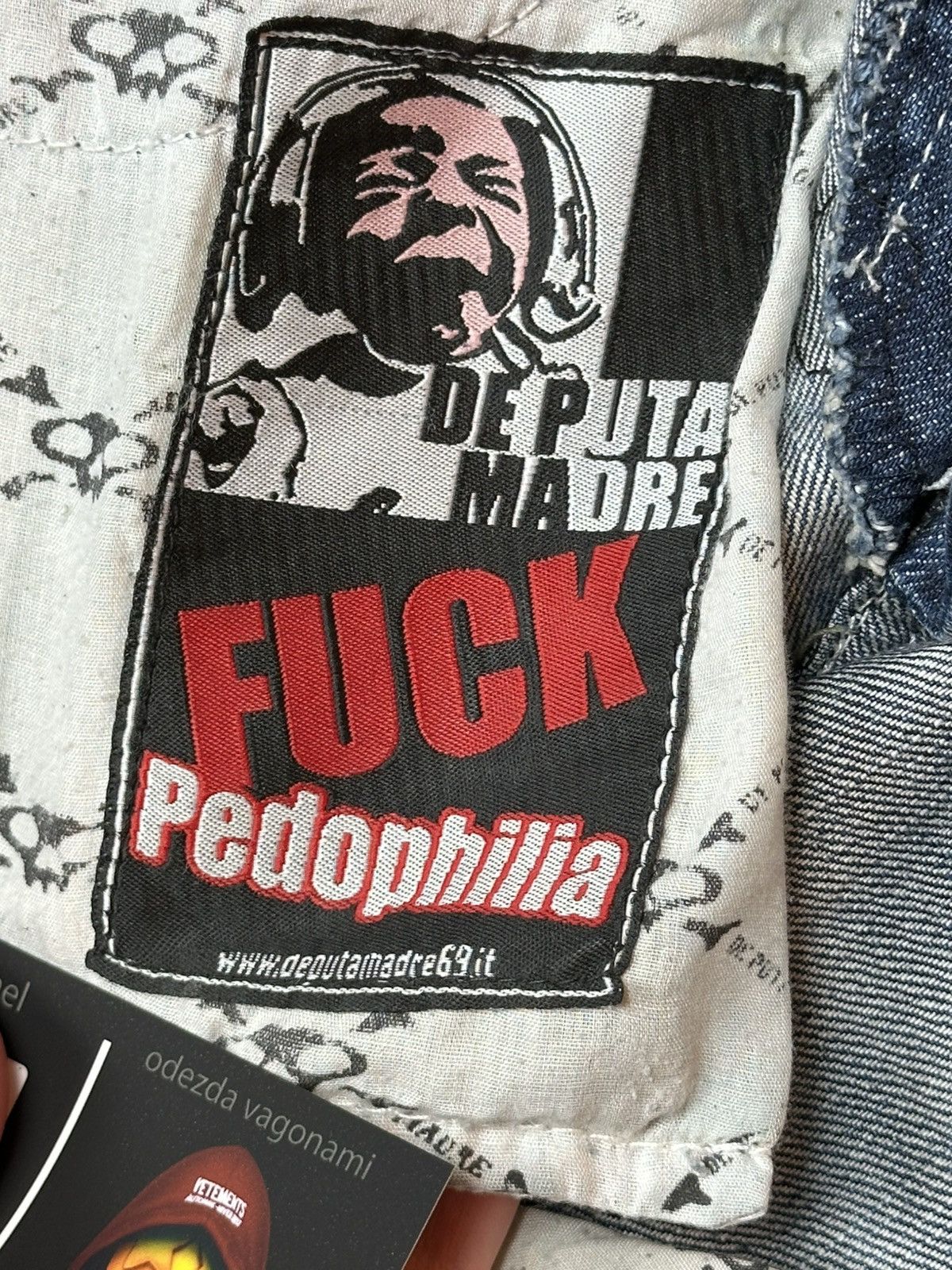 Other De Puta Madre 2007 Fuck-Pedophilia Jeans Size US 32 / EU 48 - 21 Thumbnail