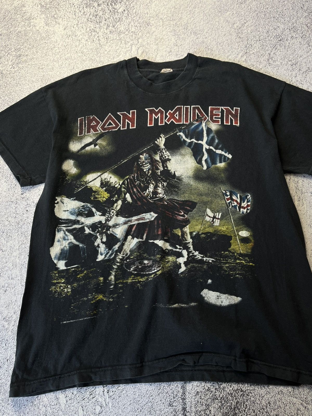 Band Tees Rare Iron Maiden Tee T Shirt 1998 Vintage Black Size US L / EU 52-54 / 3 - 7 Thumbnail
