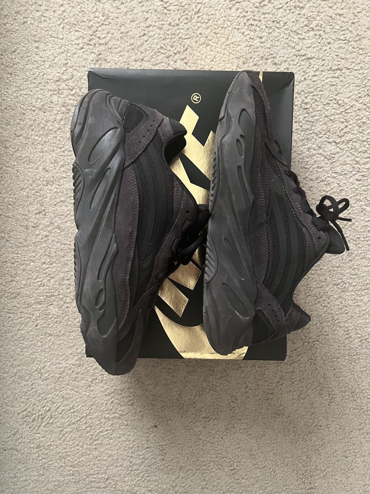 image of Yeezy Season Yeezy Boost 700 V2 Vanta Shoes in Black, Men's (Size 11)