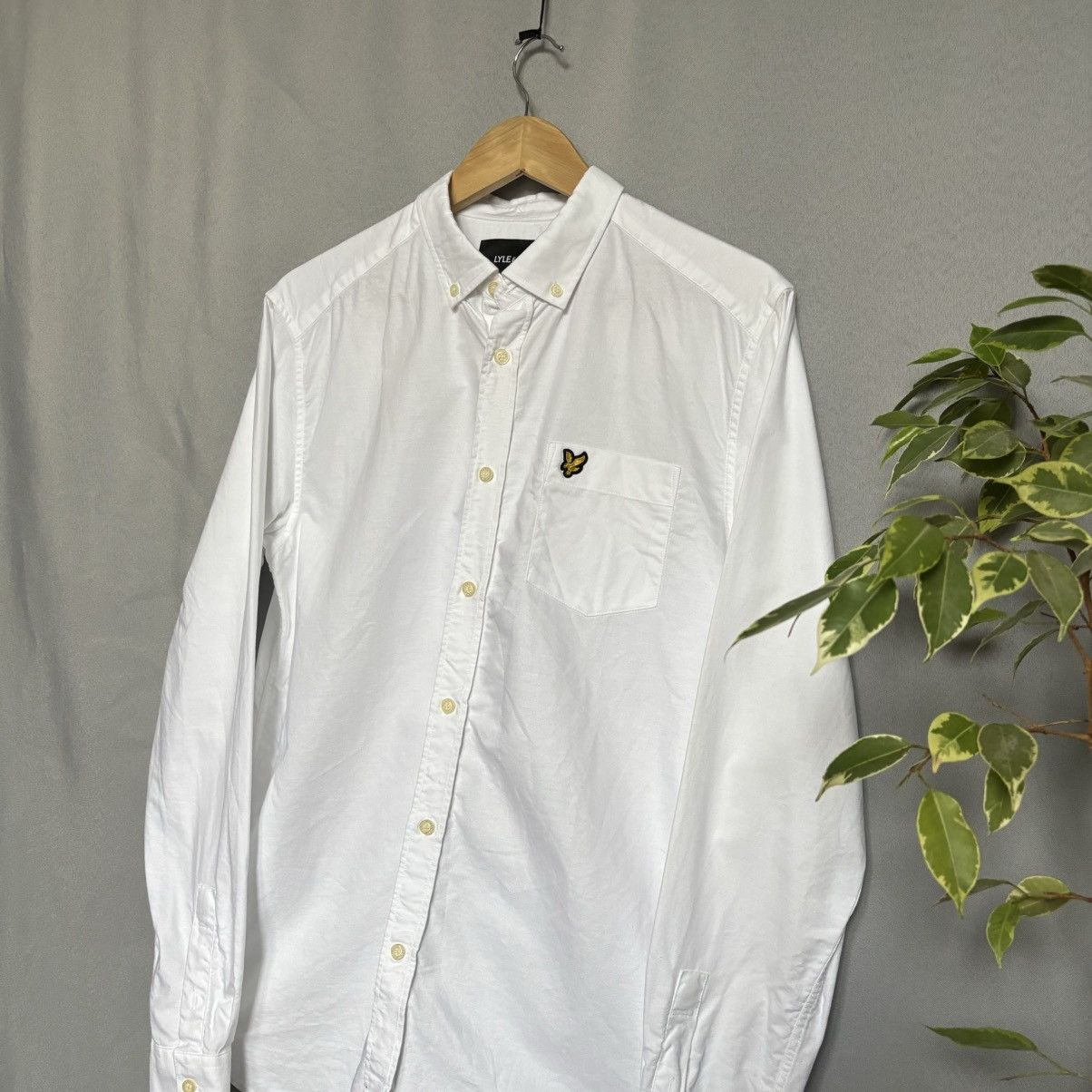 Lyle & Scott Lyle Scott shirt button up medium white basic casual Size US M / EU 48-50 / 2 - 3 Thumbnail
