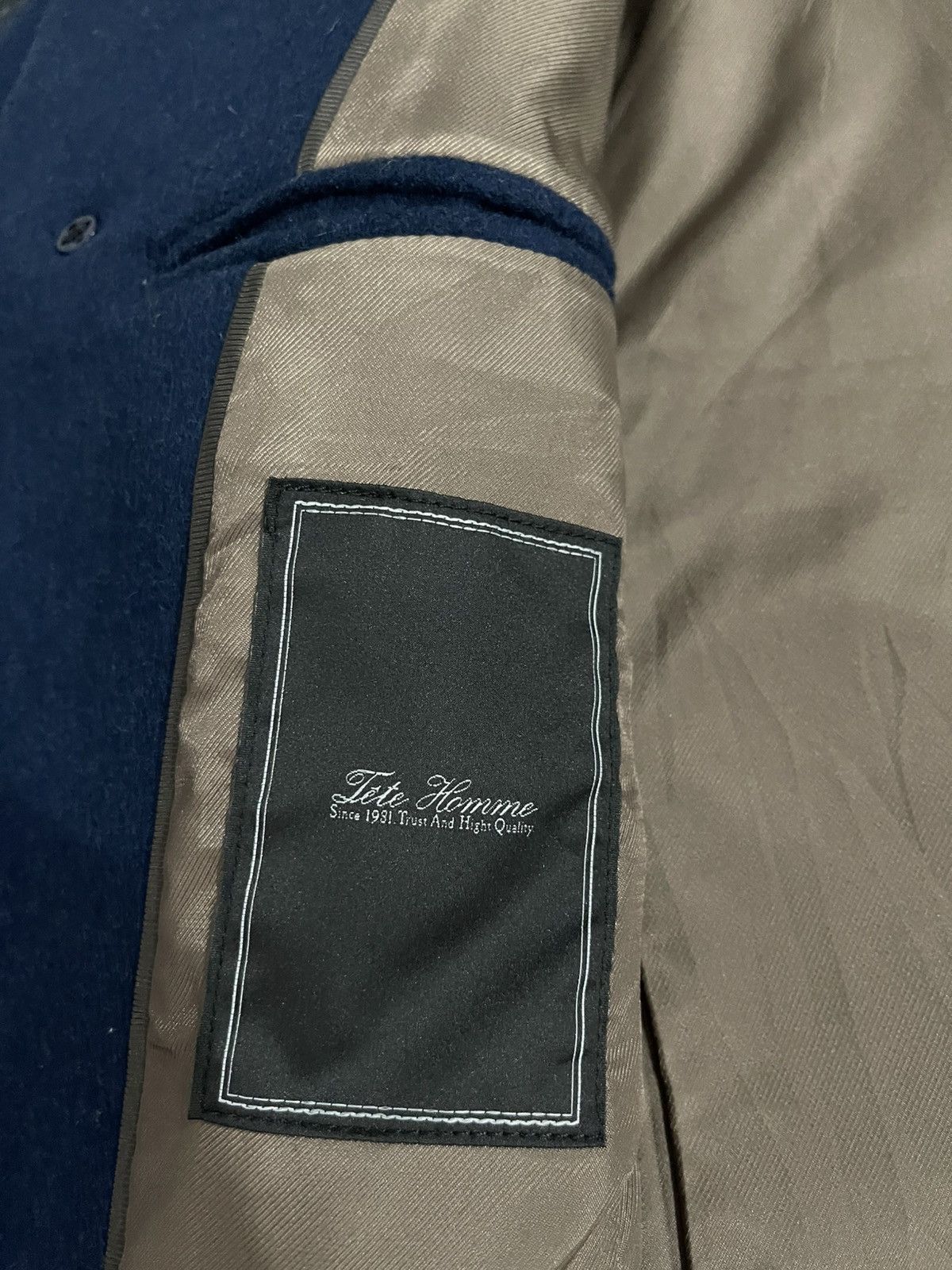 Tete Homme Issey Miyake Wool Jacket