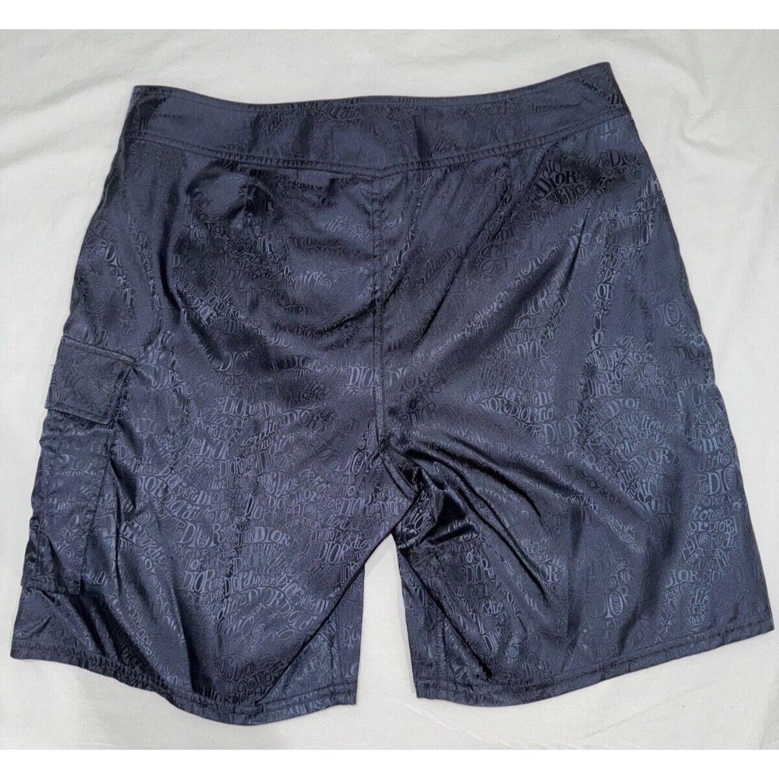 Dior Dior Shawn Stussy Black All Over Logo Boxer Swim Swimming Size US 32 / EU 48 - 6 Thumbnail
