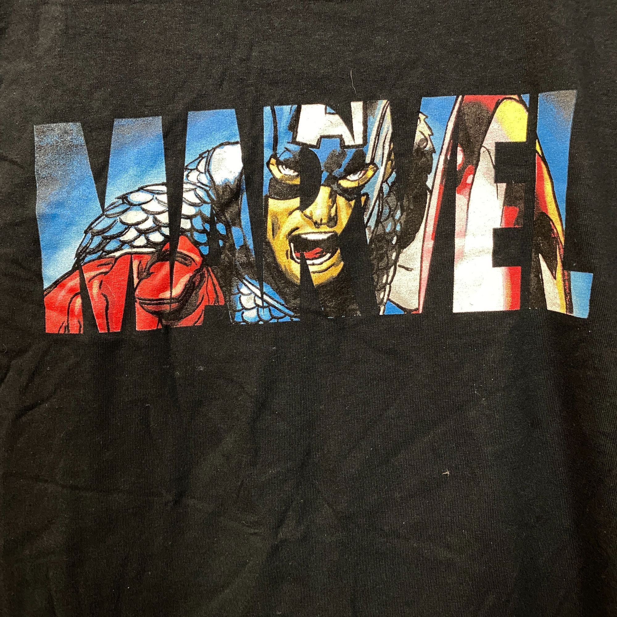 Marvel Comics Marvel Logo Captain America Steve Rogers Super Hero T-Shirt Size US XL / EU 56 / 4 - 2 Thumbnail