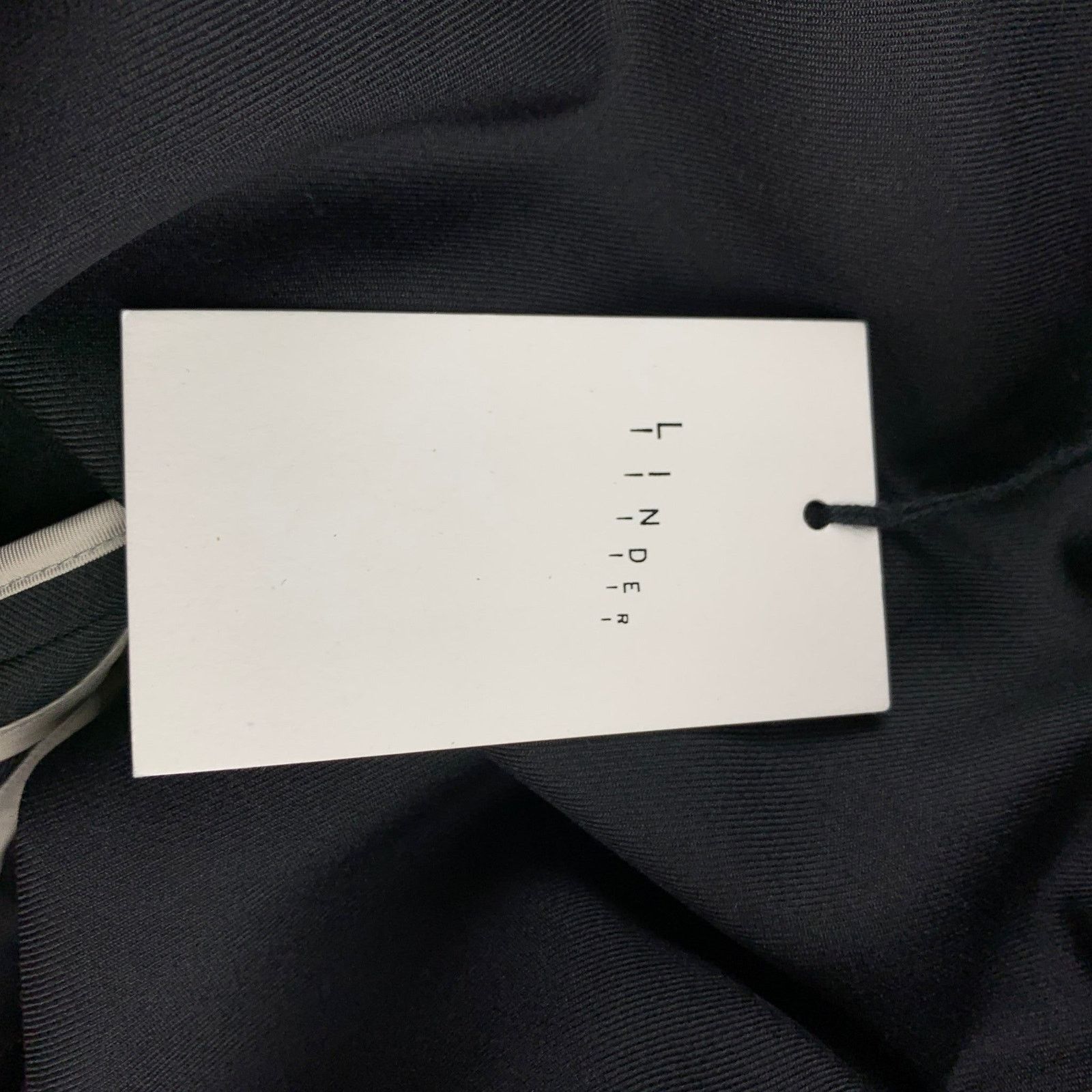 Linder 40 Black Wool / Polyester Peak Lapel Double Breasted Jacket Size US L / EU 52-54 / 3 - 9 Thumbnail