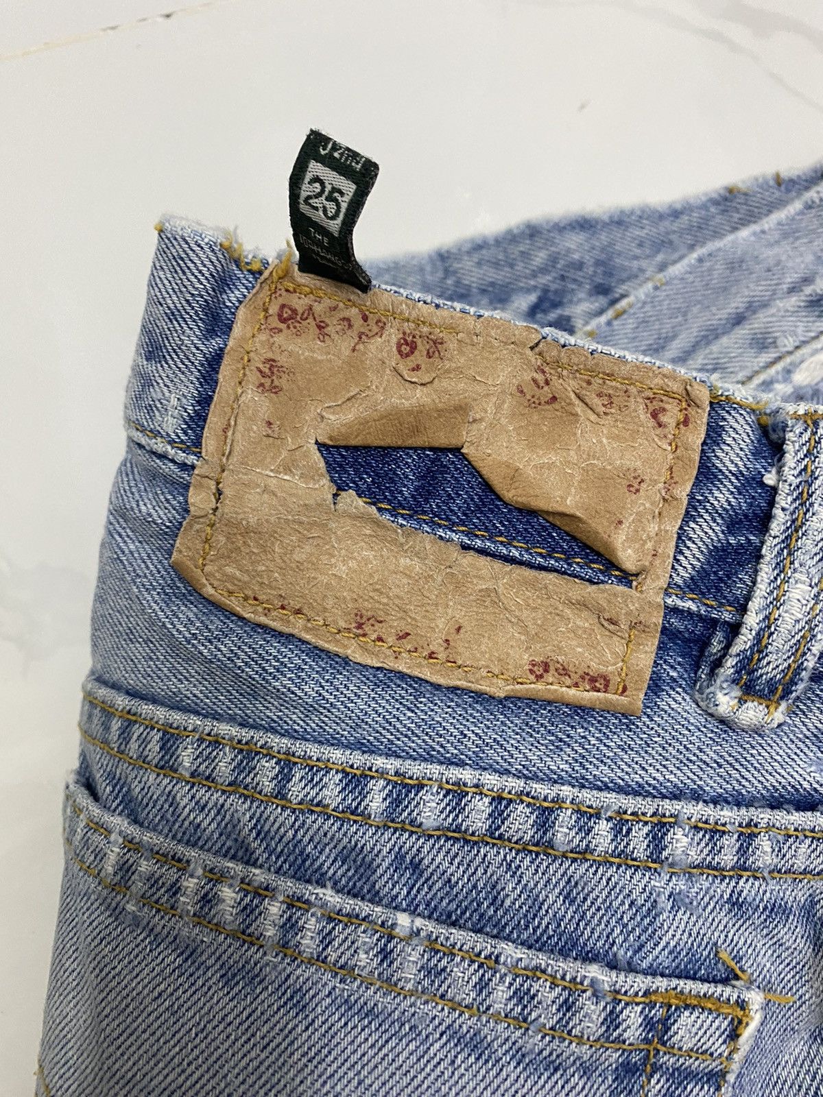 Japanese Brand 🔥J’2nd JORMANGS FLARE DISTRESSED DENIM BOOTCUT JEANS Size 28" / US 6 / IT 42 - 9 Thumbnail