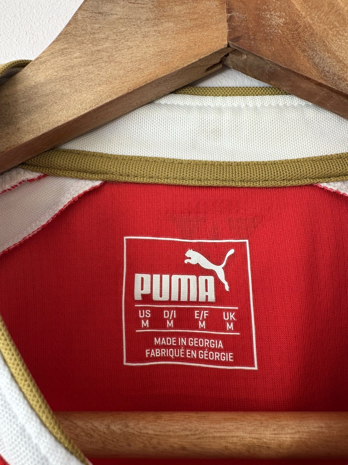 Puma Arsenal 2015-2016 Home Soccer Jersey Football Kit Shirt Size US M / EU 48-50 / 2 - 14 Thumbnail