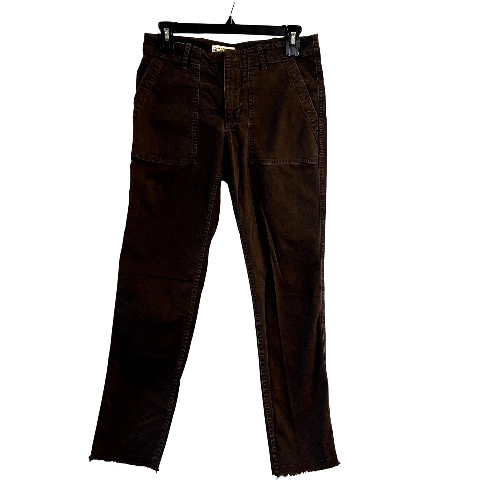 Nili Lotan nili lotan jenna cropped pants brown coffee size 0 Size 25" / US 0 / IT 36 - 2 Thumbnail