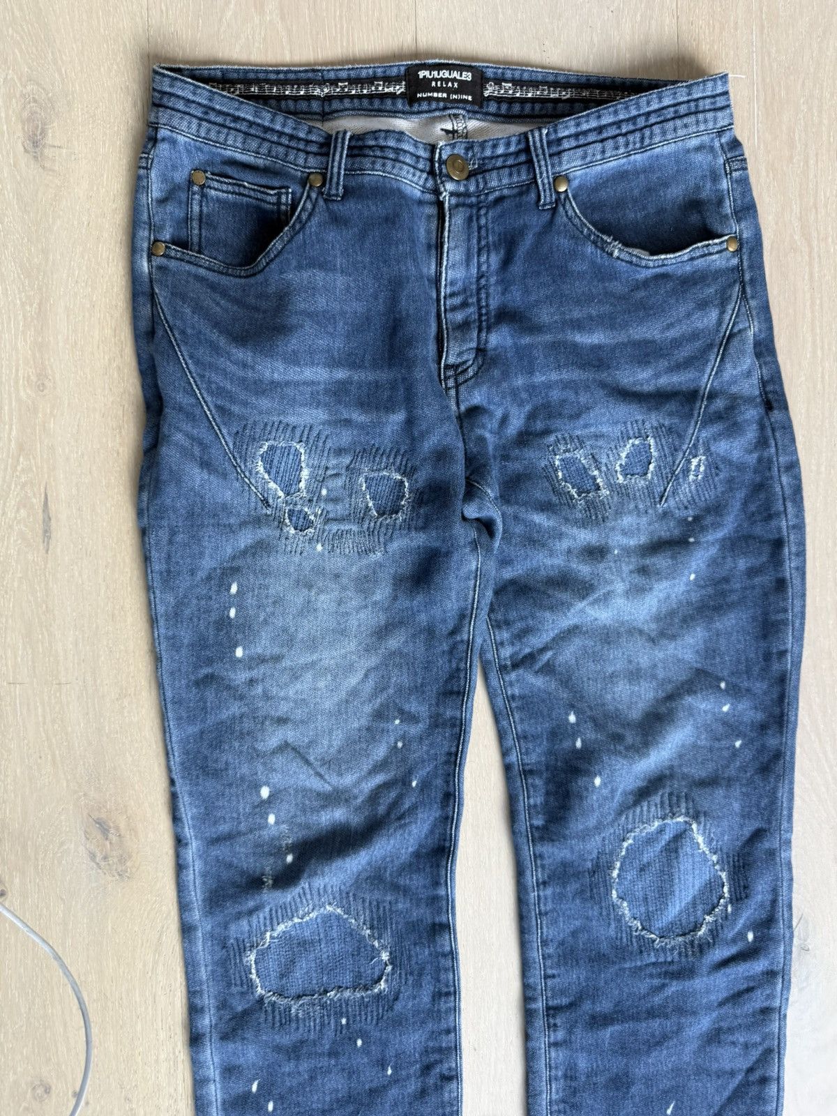 Number (N)ine Number Nine cotton distressed pants Size US 32 / EU 48 - 5 Thumbnail