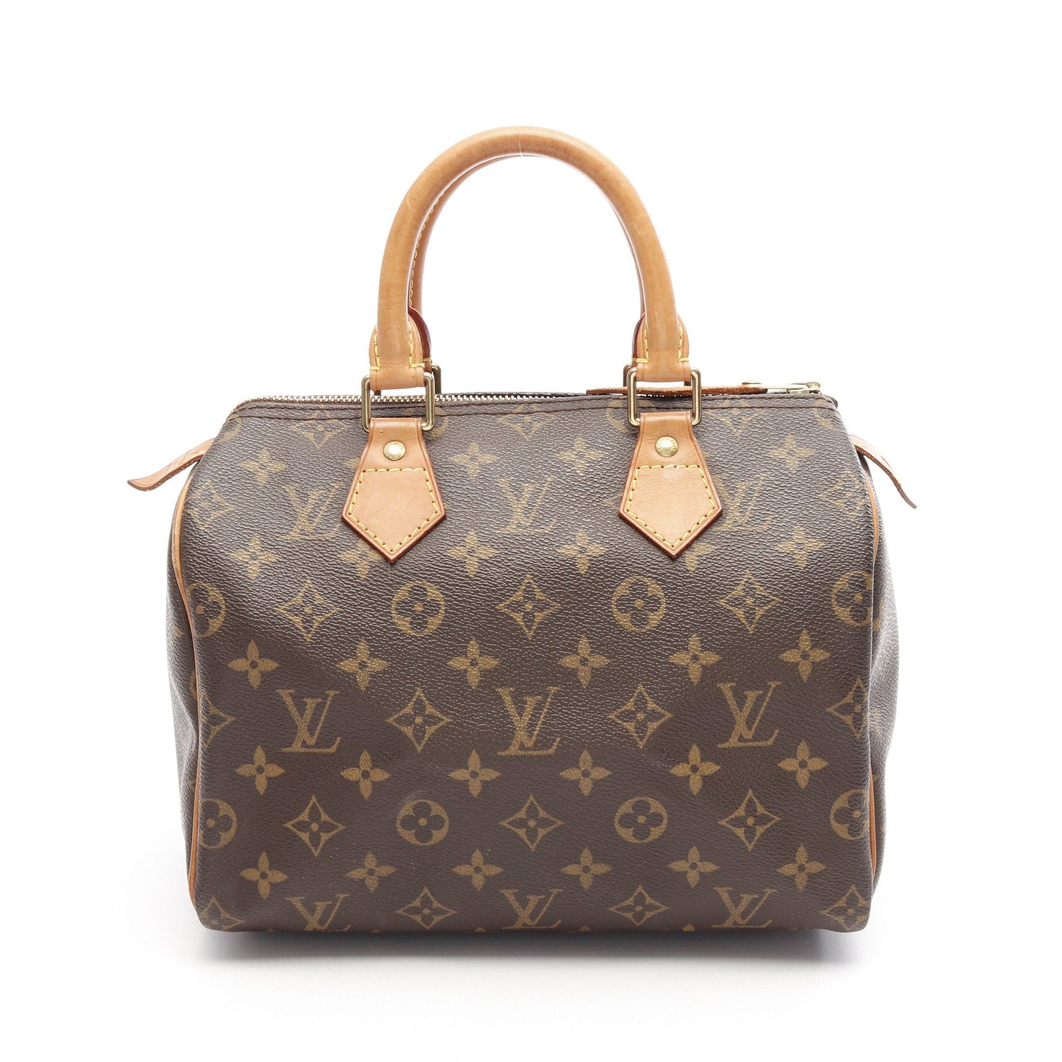 Louis Vuitton Louis Vuitton Speedy 25 Monogram Handbag Leather Brown Size ONE SIZE - 1 Thumbnail