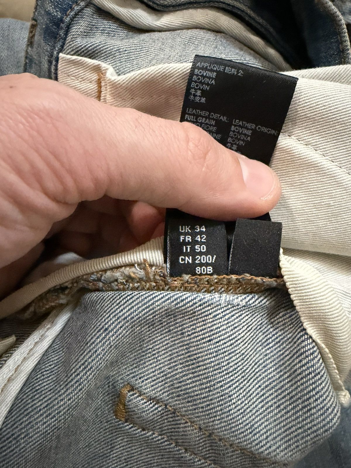 Amiri AMIRI Distressed-effect Star Patch Skinny Jeans size 34 Size US 34 / EU 50 - 8 Thumbnail
