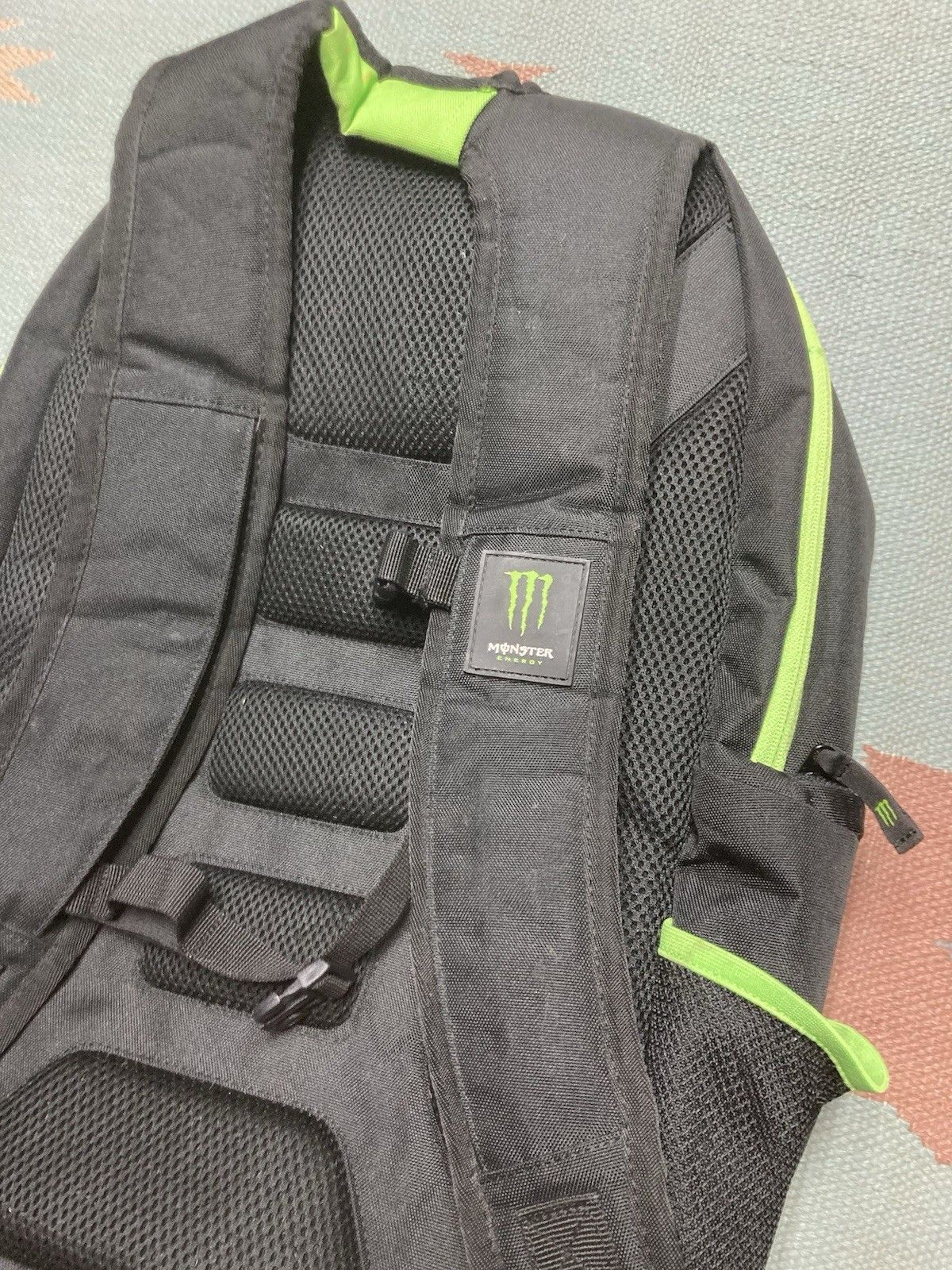 Vintage Monster energy backpack book laptop bag college school Size ONE SIZE - 7 Thumbnail