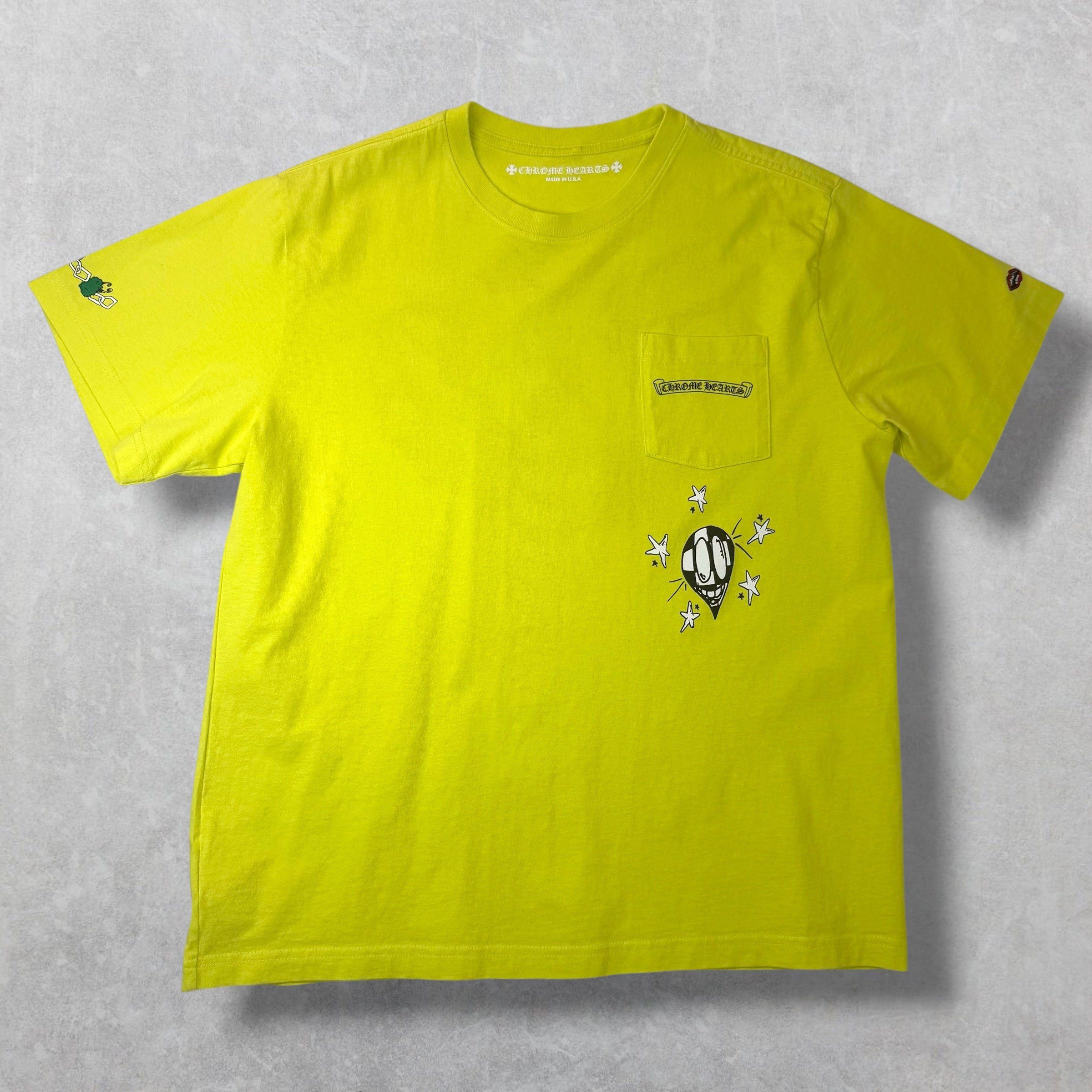 Chrome Hearts Chrome Hearts Matty Boy "Link" Tee Neon XL Size US XL / EU 56 / 4 - 2 Thumbnail