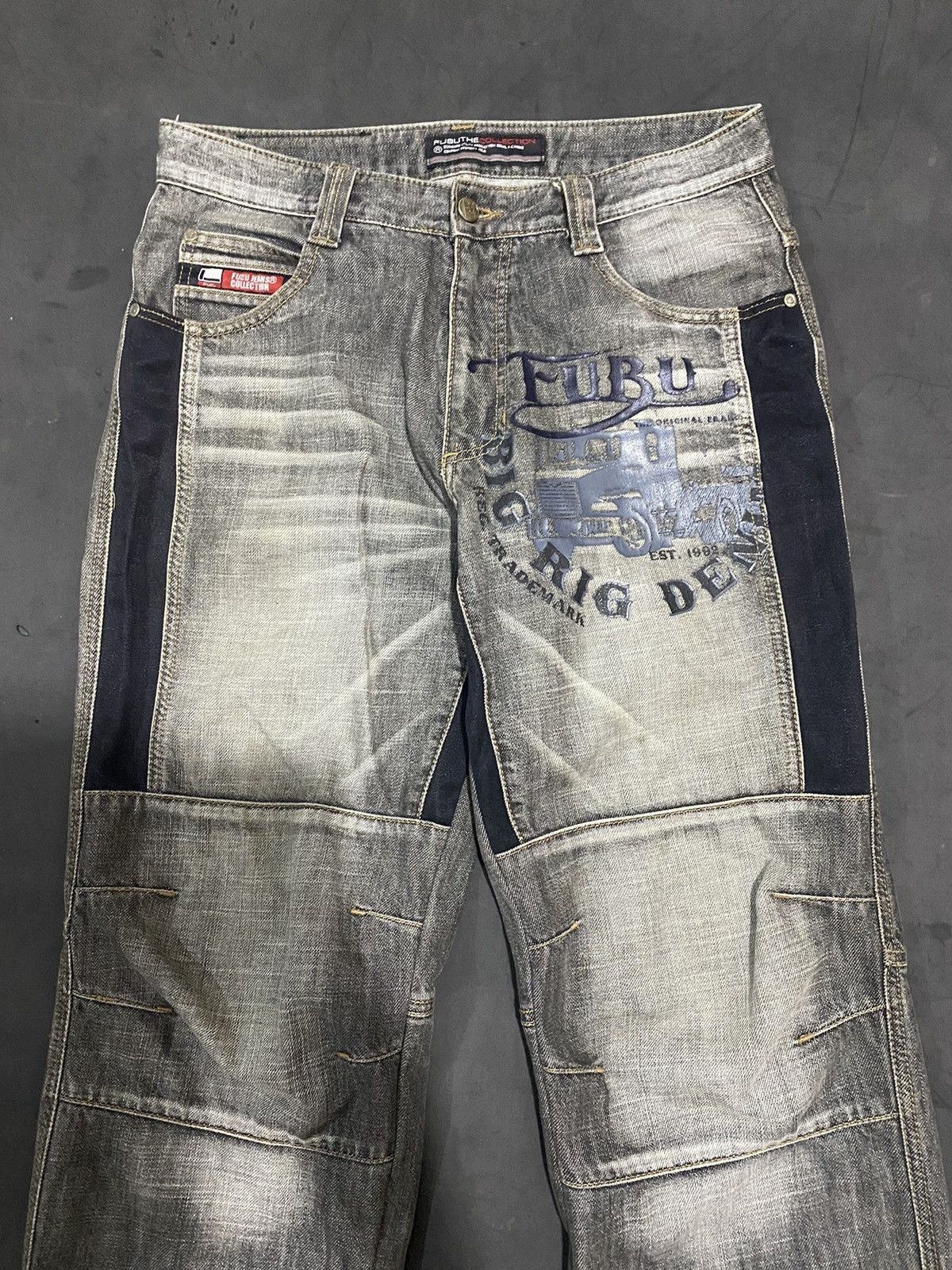 Japanese Brand 🖤BLACKDAY🖤Fubu Japanese Baggy Pants Skateboard Size US 31 - 2 Thumbnail
