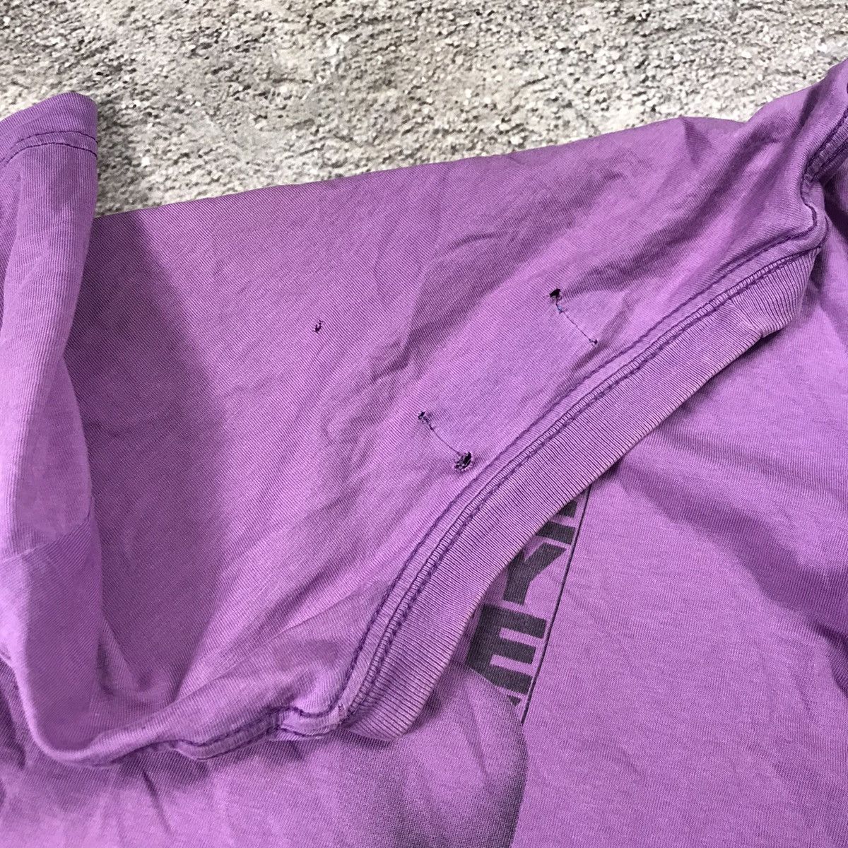Vintage Vintage Y2K Graphic Tee Sun Faded Streetwear Purple Baggy S Size US S / EU 44-46 / 1 - 5 Thumbnail
