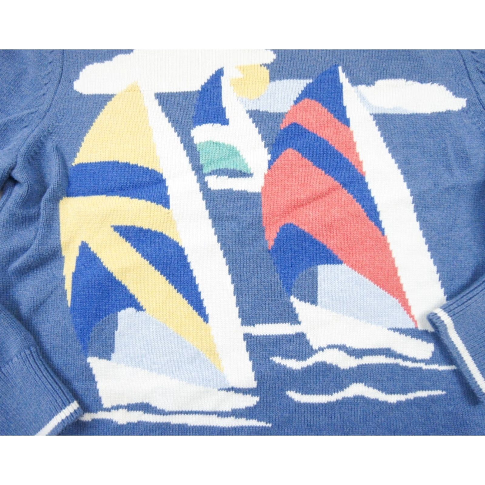 Brooks Brothers Brooks Brothers Men's Sweater Medium Blue Knit Crewneck Supima Cotton Preppy Size US M / EU 48-50 / 2 - 2 Thumbnail