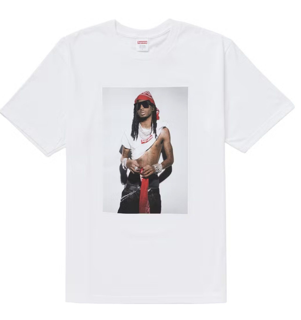 Supreme 2003 Supreme Terry Richardson White Tee L Photo Art Film
